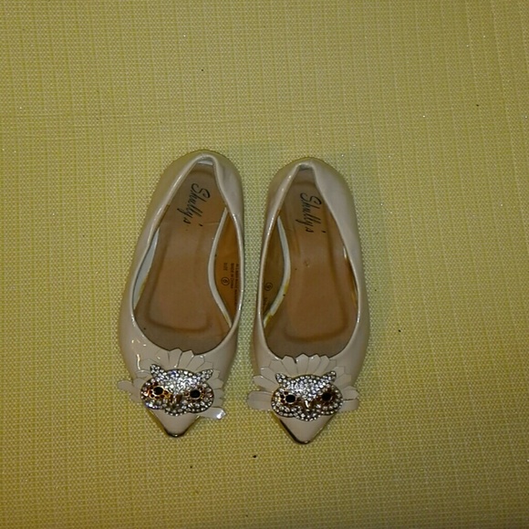 Nude Owl Flats Shoes - Picture 6 of 6